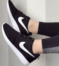 Replika Nike Roshe Siyah Bayan Ayakkabı