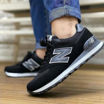 Çakma New Balance 574 Siyah Ayakkabı