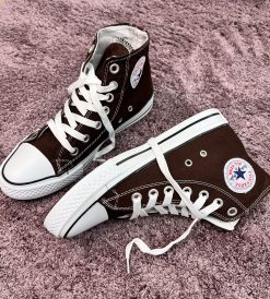 Çakma Converse Kahverengi Ayakkabı
