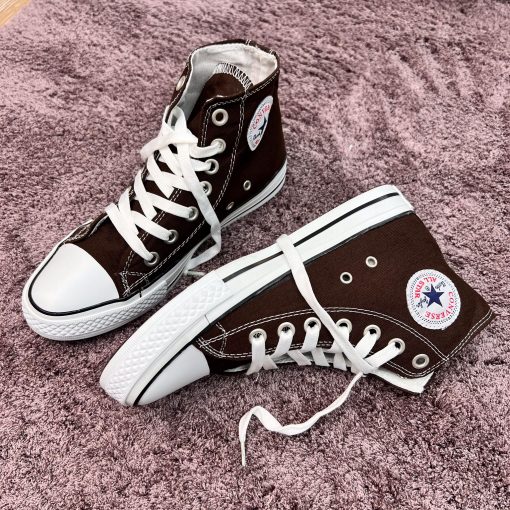 Çakma Converse Kahverengi Ayakkabı